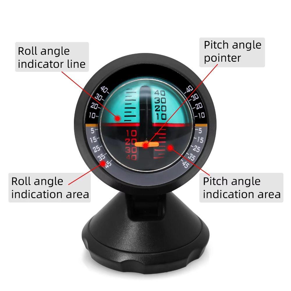 Multifunction Car Inclinometer Digital Vehicle Compass Inclinometer Auto Universal Compass Vehicle