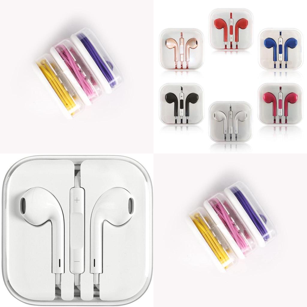 New Headset Headphone For Iphone 5 5s 6 6s 7 Earpods Earphones Wremote Mic
