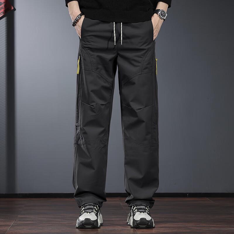 Jie Leinuo Men s Outdoor Casual Quick-Dry Pants XL