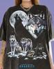 Wolf Howling Wolf Gray Wolf Full Moon Night Predator Comfort Colors® Tshirt, Canine Wildlife Nature Animal Lover Pack Leader Wilderness,