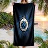 Club Brugge FC Stampa Asciugamano da Spiaggia Quick Dry Microfibra Assorbente Portatile da Viaggio Asciugamano da Nuoto