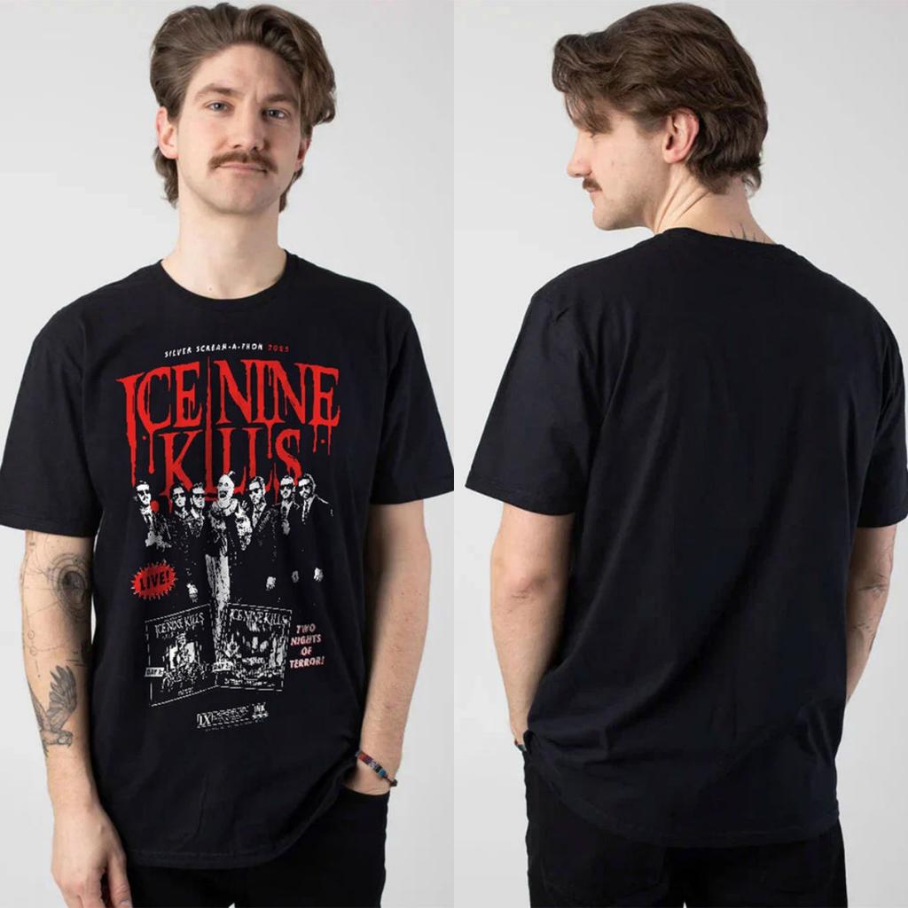 Best Summer Ice Nine Kills Graphic Cotton Tshirt Unisex Summer Short Sleeve Fashion Brand Tee Luxury Casual Vintage Tees