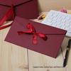 Retro Kraft Paper Envelope - Western Style Invitation with Bow Logo