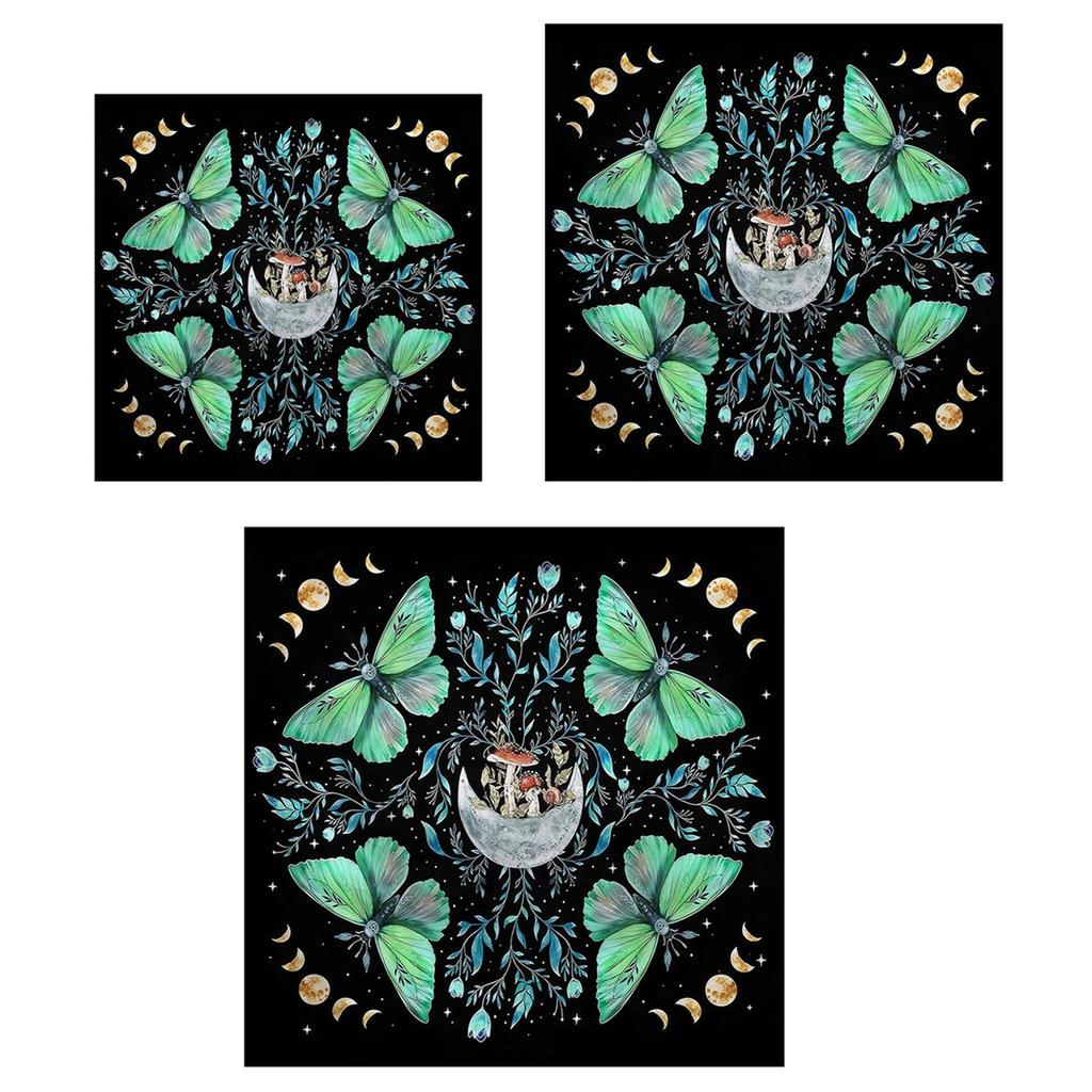 Astrology Tarots Table Altar Cloth Metaphysical Board Game Mat Pendulum Divinations Altar Tablecloth Board Game Card Pad