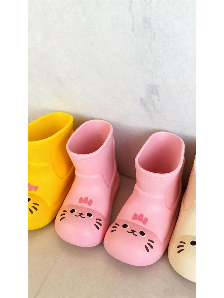 Dopamine Lightweight Non-Slip Korean Children's Rain Boots for Kindergarten and Outdoor Play