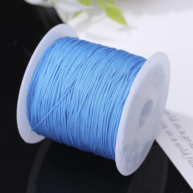 Boting Nr.. 73 Rot 0,6 mm Nicht-elastische Kordel für DIY Halsketten- und Armbandherstellung.