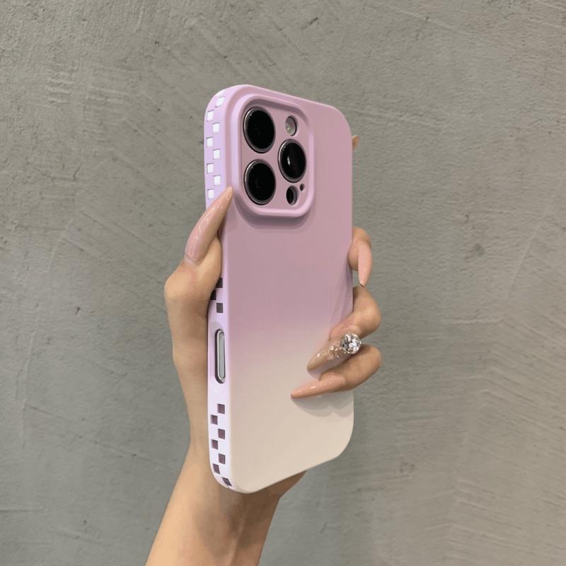 

Liquid Silicone Gradient Color Phone Case For iPhone 13 14 15 16 17 Pro Max Air Plus Soft Candy Bumper Cases Cover iPhone 14 Plus