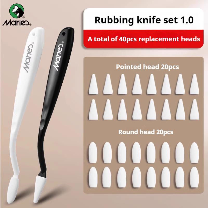 Kunst Skizze Wischmesser Set Waschbarer Pinsel Schwamm Wischer Wiederverwendbare Mixer Werkzeuge für Anfänger Künstler Holzkohle Skizze Zeichenwerkzeuge