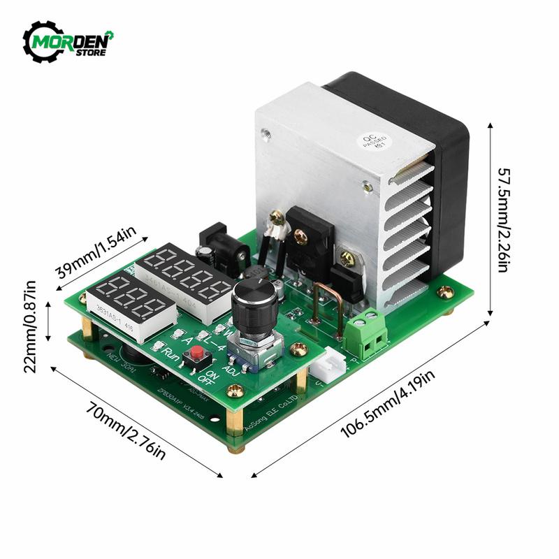 9.99A 60W 30V Constant Current Electronic Load Discharge Battery Capacity Tester Electrician Tool