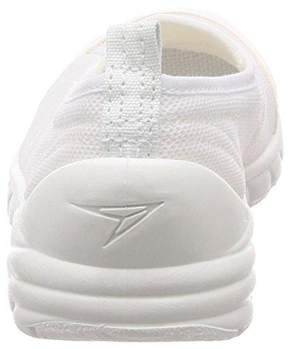 Shunsoku Volleyball Indoor Shoes, Made in Japan, Sizes 14-26cm, 1.5E, 0.5cm Adjustment, Kids' Boys and Girls, SSK 1020, White, 19.0cm