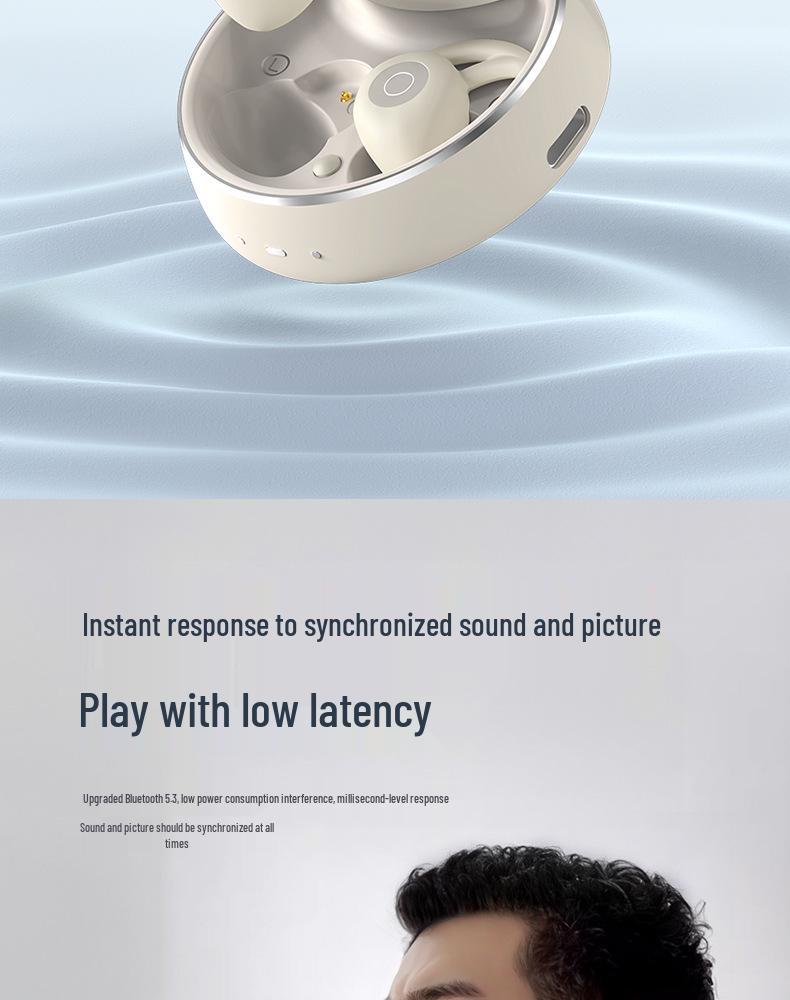 Noise-Canceling Wireless Sleep Earphones - Mini Compact In-Ear Design with Sound Insulation
