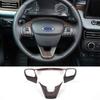 Wood Grain Steering Wheel Trim Cover Frame For FORD Maverick -