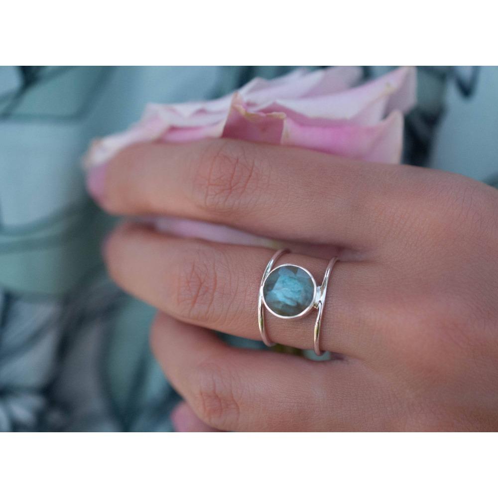 18k Gold Plated Exaggerated Round Fake Shell Rings for Women Fashion Jewelry no. 6