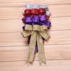 23cm Beautiful Gold Onion Powder Edged Bow Festive Christmas Tree Embellishment