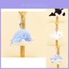 Breloc de pluș adorabil cu animal marin 12cm Rechin Balenă Delfin Drăguț Umplut