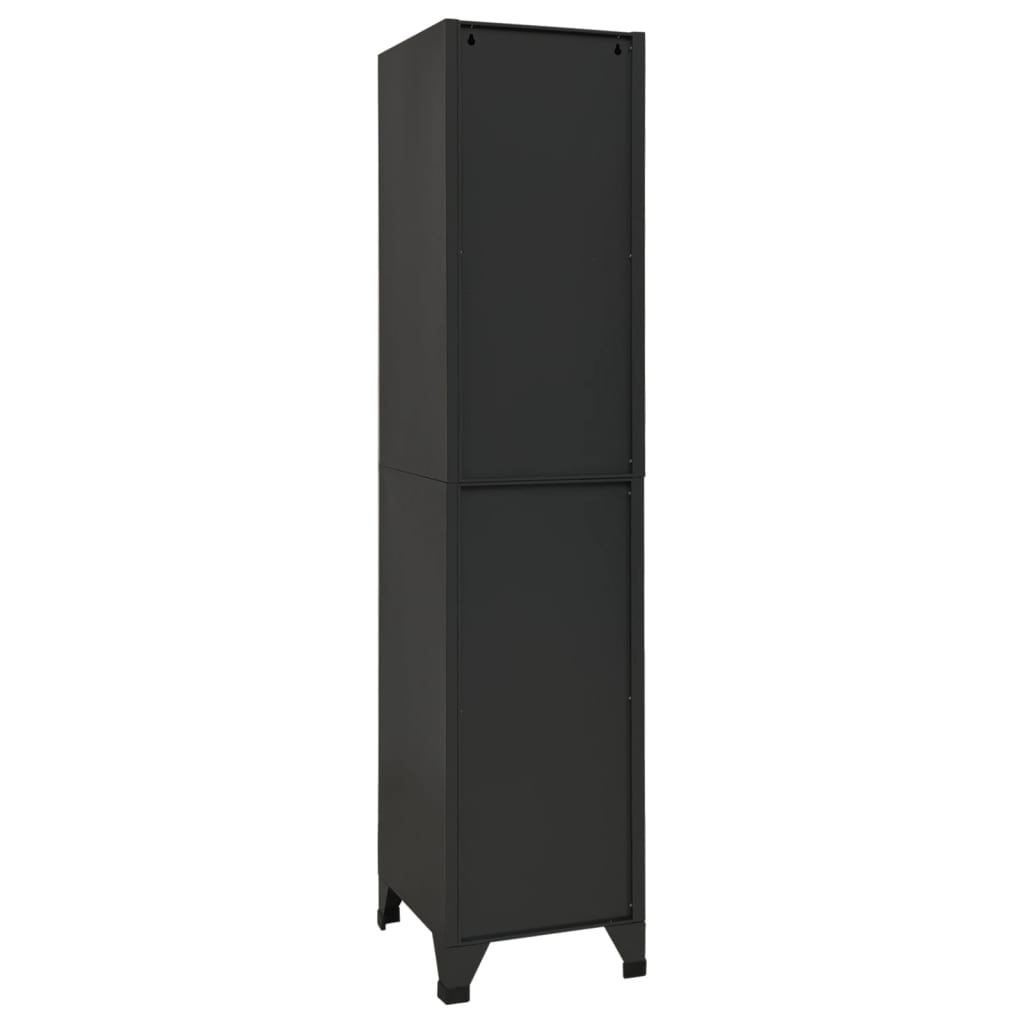 Locker Cabinet Anthracite Grey 38 x 45 x 180 cm Steel