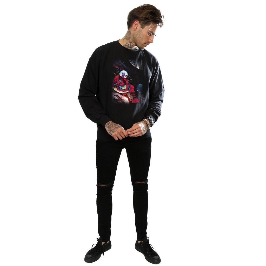 Marvel Mens Deadpool Astronaut Sweatshirt