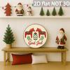 Dala-Pferd Aluminium Metallschild Vintage Skandinavische Wanddekoration Plakette für Zuhause