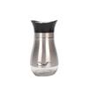 Cute Salt And Pepper Stainless Steel Glass Bottom Spice Dispenser Sea Salt Sugar Refillable Pepper Seasoning Cans Spice Jar