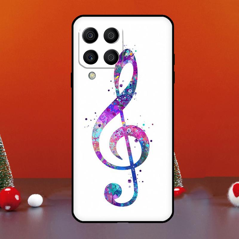 

Нотный знак Скрипичный ключ для чехла Samsung Galaxy M06 M16 M14 M34 M54 M11 M21 M31 M13 M33 M35 M53 M55 M15 M12 M32 M52 Samsung M20