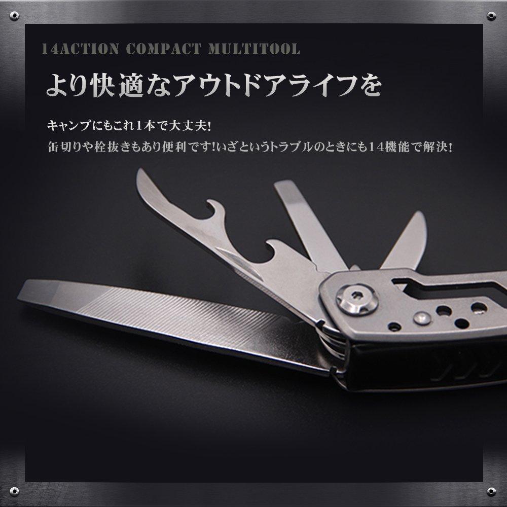 Evo Pliers with Pliers for Outdoor Emergency Mountain with Storage Case M.O.C Multi-Tool, Multi-Function Guard, Foldable, Activities, Camping,