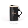 Edenus Black Iron Glaze Ceramic Tea Mug
