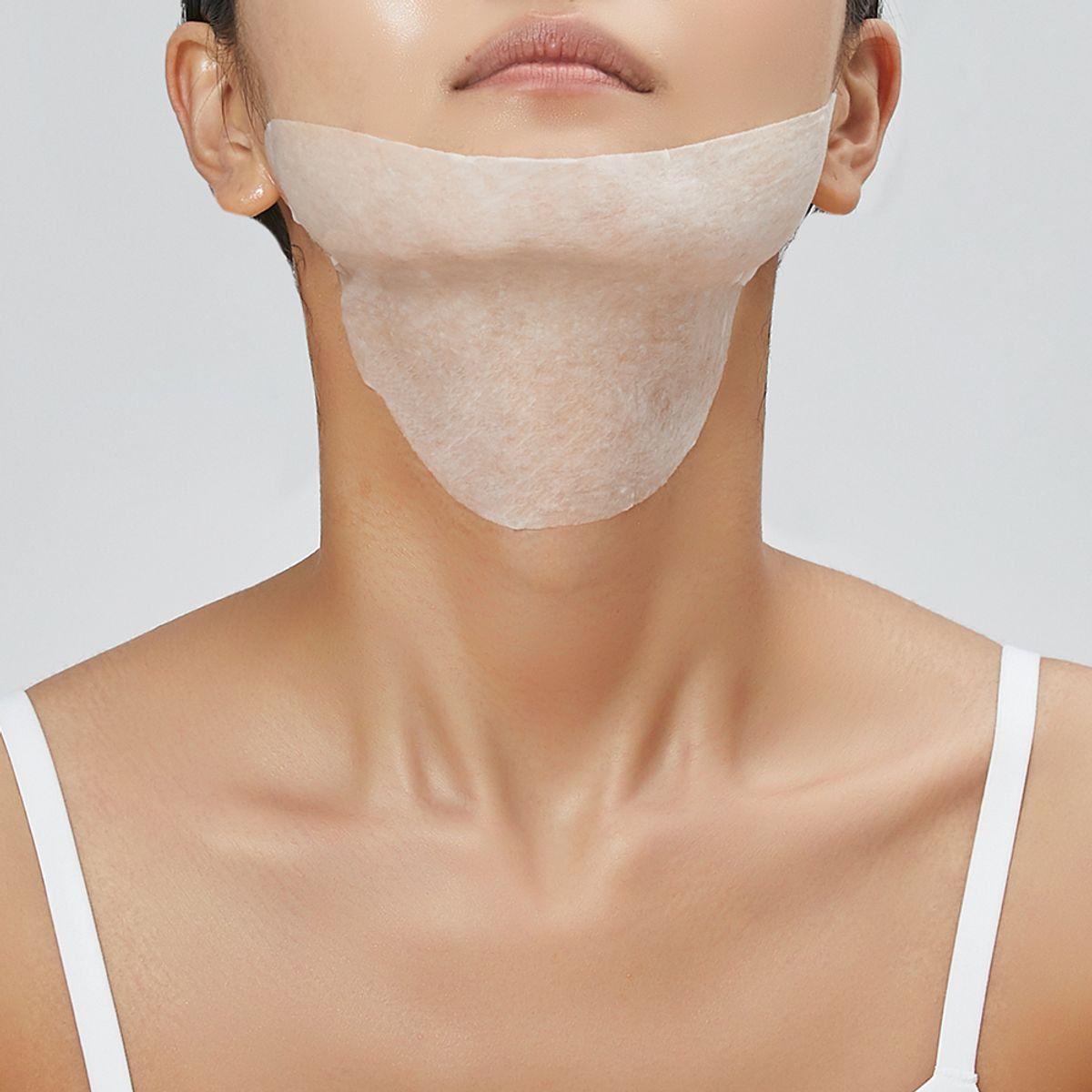Bella Contour Neck Wrinkle Pack Patches (10 sheets) + Lifting Mask Pack (1 sheet), Neck Cream (1 7g)