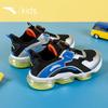 Anta Comfortable Casual Non-Slip Wear-Resistant Breathable Lightweight Low-Top Running Shoes Kids Sneakers Black Silver 312219901-2