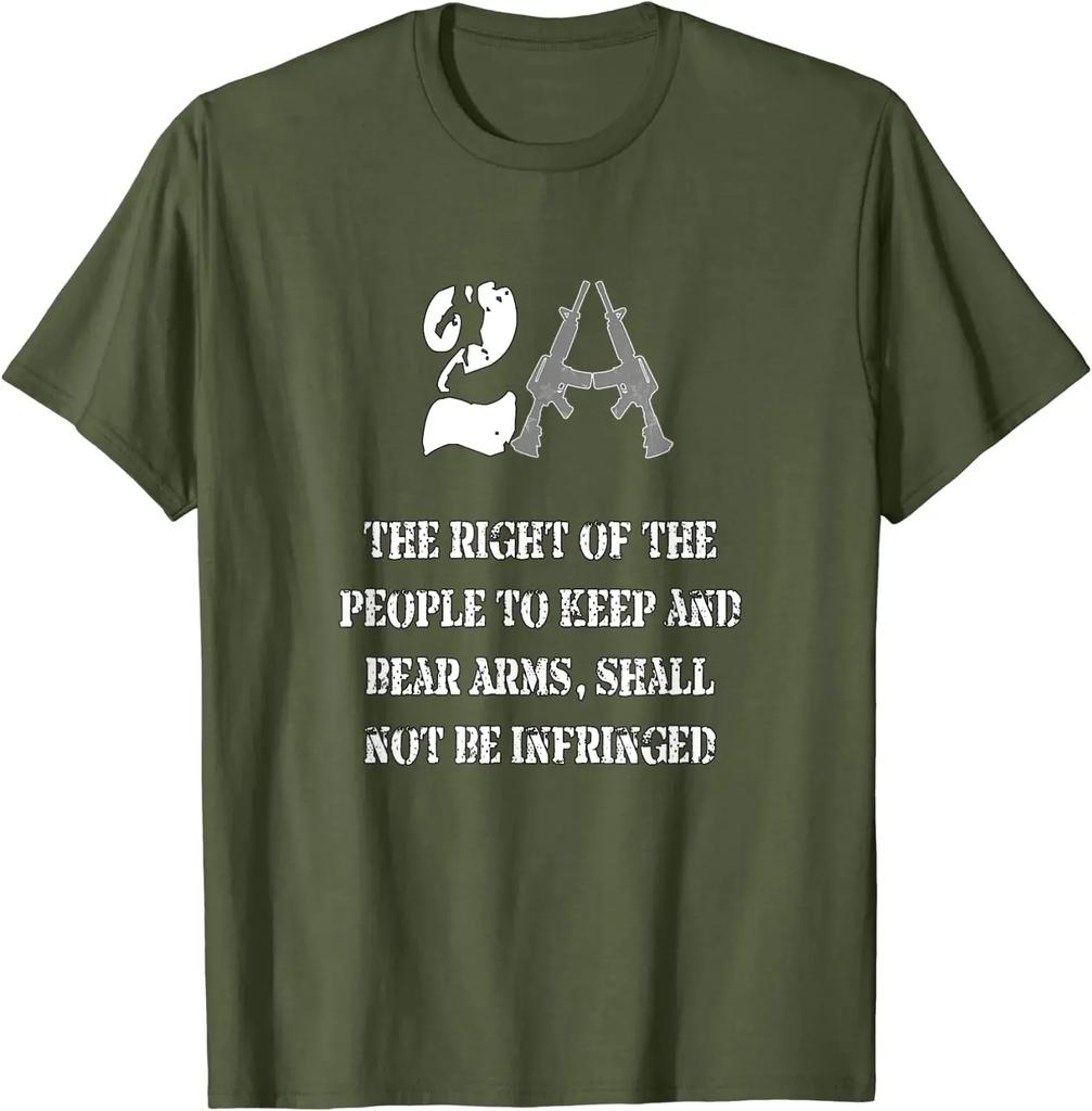 Shall Not Be Infringed 2nd Amendment TShirt 100 Cotton ONeck Summer Short Sleeve Casual Mens Tshirt Size S3XL