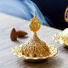Vintage Metal Incense Burner Censer Portable Buddhism Incense Holder Home Censer Office Home Decor
