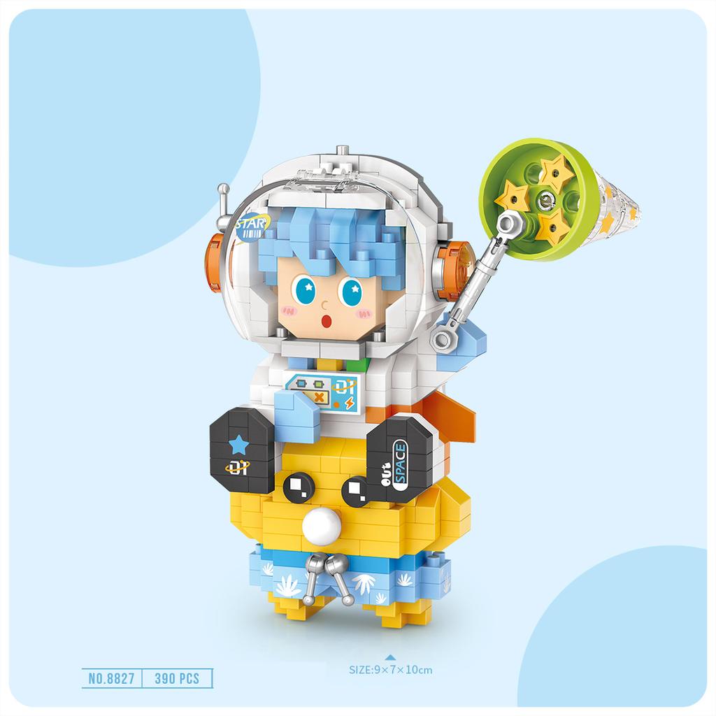 Idea Astronaut Nanobricks Space Conquest Micro Diamond Block Rocket Spacecraft Figures Building Bricks Educational Toys For Gift