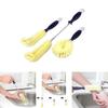 Plastic Deep Cleaning Bottle Brush With Curved Design For Vases And Jars