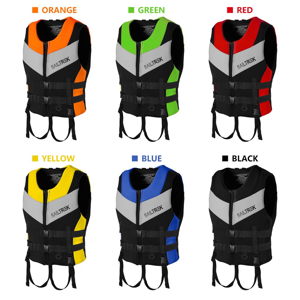 Neoprene Life Jacket Watersports Fishing Kayaking Boating Swimming Safety Life Vest