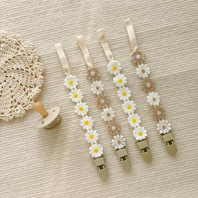 INS Korean Baby Pacifier Anti-Drop Chain and Teether Clip - Little Daisy Lanyard