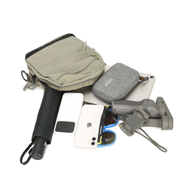 Schoolbag Japanese Korean mobile phone bag fashionable simple men's shoulder bag college student versatile trend messenger backpack women's bag