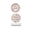 100-500Pcs High-Quality Rose High-Quality Gold High-Quality Merry High-Quality Christmas High-Quality Stickers Self-Adhesive High-Quality Holiday
