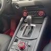 For Mazda CX-5 CX5 2017- Red Aluminum Middle Console Ac Knob Ring Cover Trim