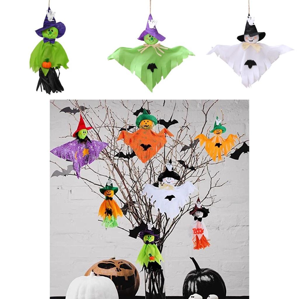 Durable Halloween Ghost Witch Toy Hanging Decor For Garden