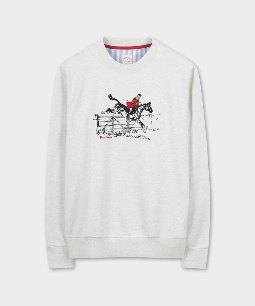 BROOKS BROTHERS Hunting Sweatshirt (Ivory) (Bbnpmmf301)
