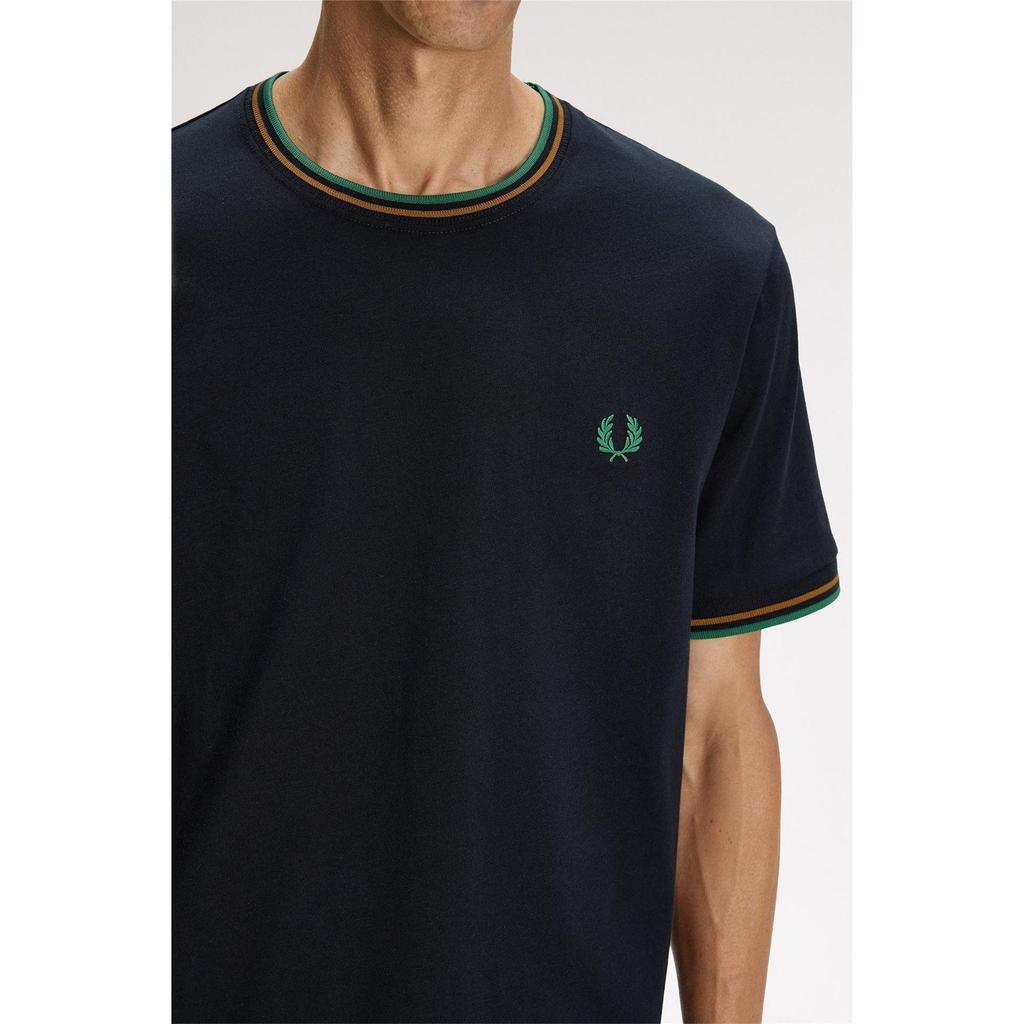 Fred Perry Mens Tipped T-Shirt