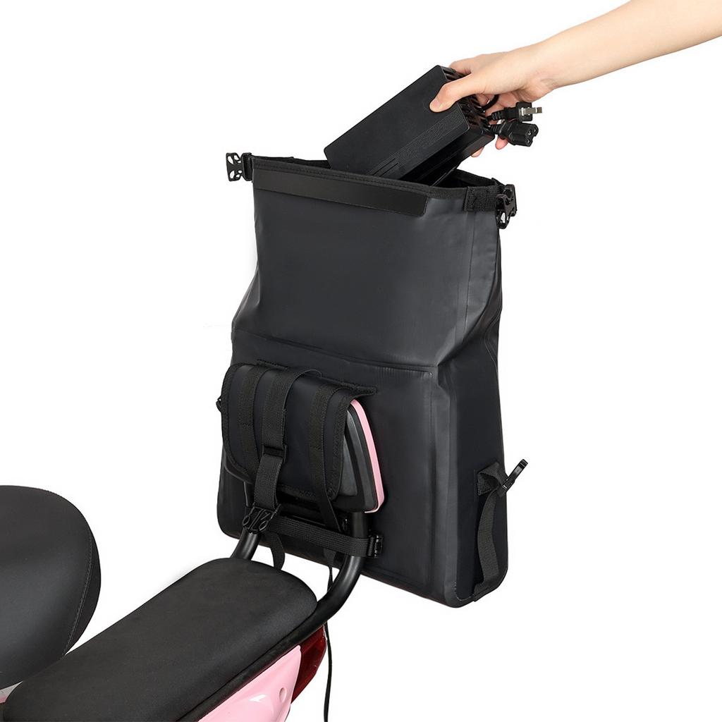Large Capacity Scooter Handlebar Bag Bike Front Hanging Bag Waterproof Storage Bag Cycling Storage Pouch Bike Accessory