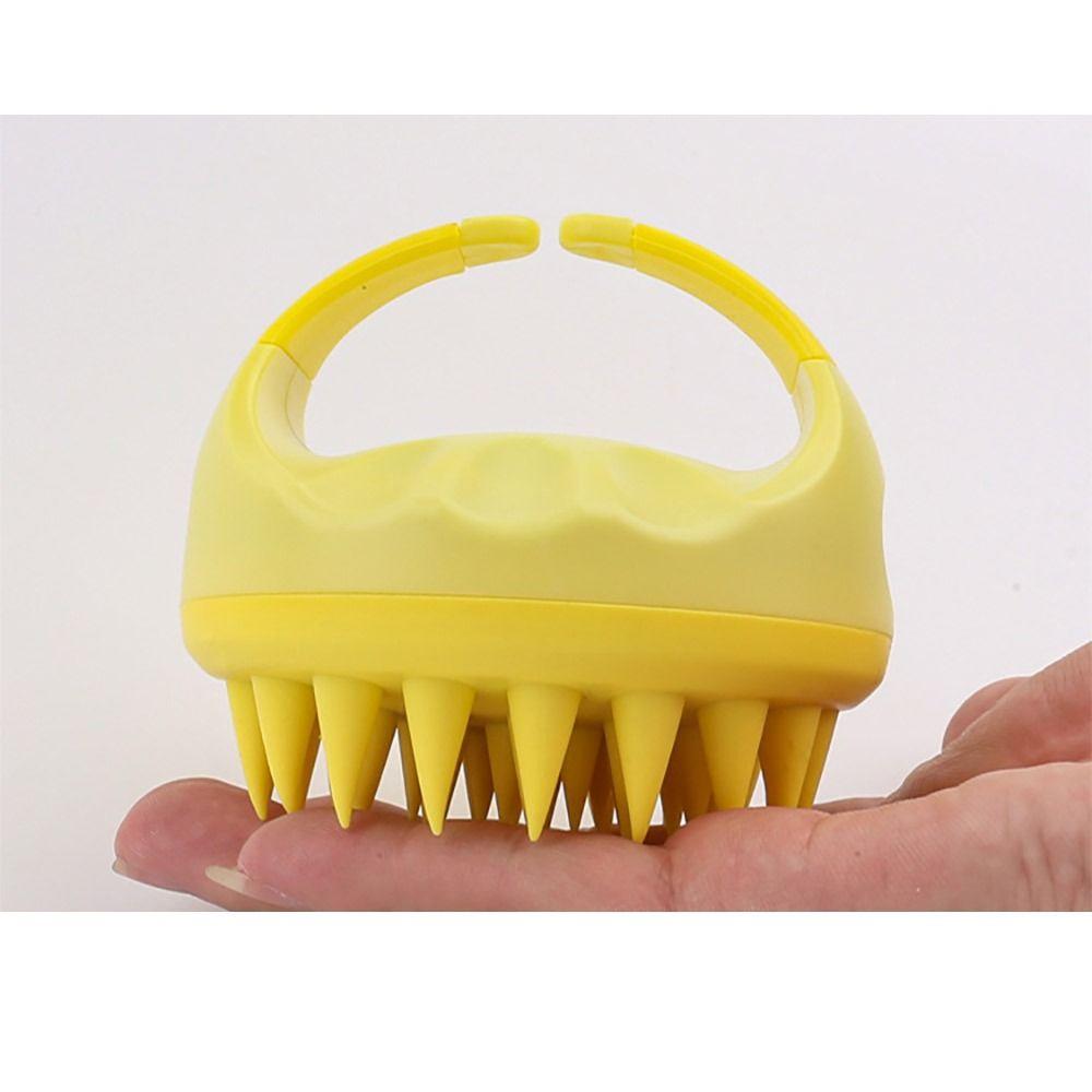 1Pcs Multifunctional Bath Massage Brush Scalp Massager Shower Brush Comb Silicone Shampoo Brush