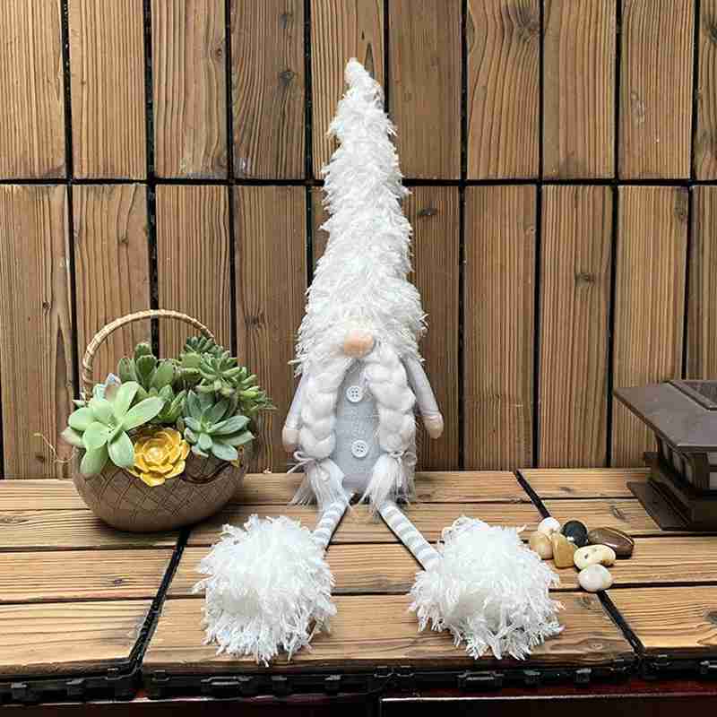 Buy Christmas Santa Gnome Plush Doll Holiday Figurines Ornaments Toy ...