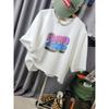 C S In The Room Elka prInTIng Label paTCh Semi Crop T ShirT 3Color