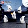 New micro landscape halloween luminous ghost ghost resin handicraft DIY ornament tabletop ornament