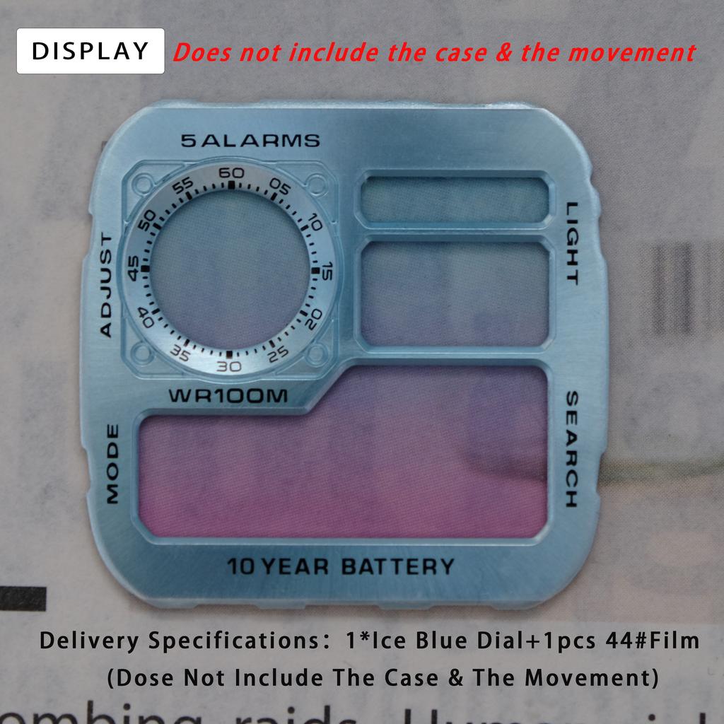 AE1200 Metal Dial & Case Mod Kit Modifed Upgrade Copper Dial Steel Case For Casio 3299 AE-1200 Replacement Watch Accessories