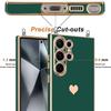 Coque - BOOLING - pour Samsung Galaxy S23 Ultra - Silicone - Anti-Rayures - Cordon Vert Nuit