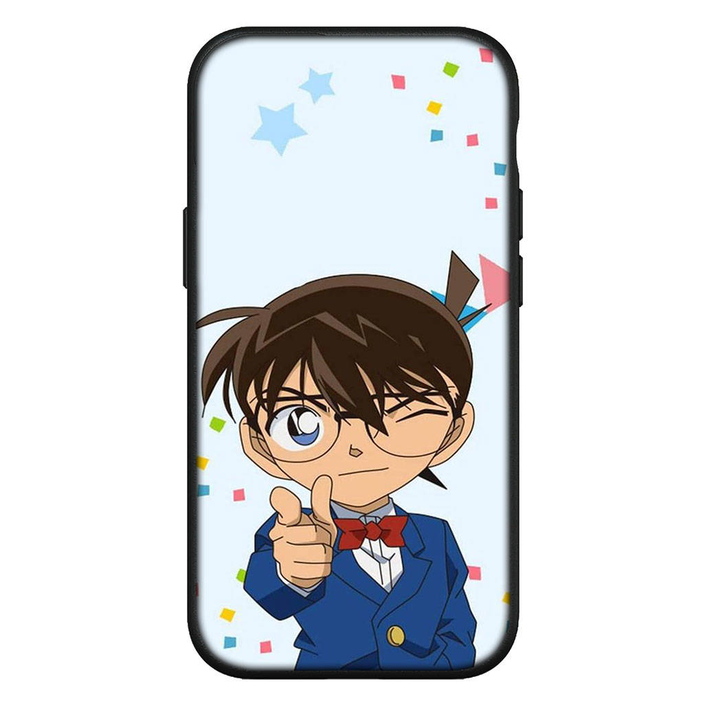 Cover for iPhone 16 15 Xiaomi Redmi Note 14 13 12 11 Pro Max X 8 9 16e Samsung Galaxy S25 S24 S23 Moto A4 OPPO Huawei Anime Detective Conan Phone Case