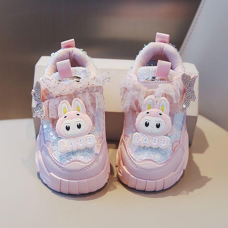 Girls' Fashionable Soft-soled Princess Shoes, Autumn Children's Sports Shoes