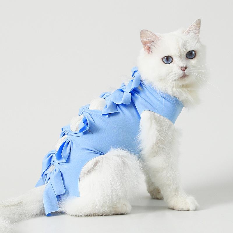 

Дышащий послеоперационный костюм против вылизывания для кошек и котят